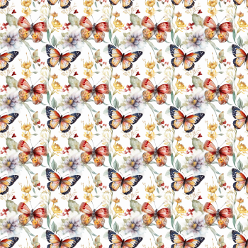 Spring Boho Girls Allover 4 Reststück 1 Meter